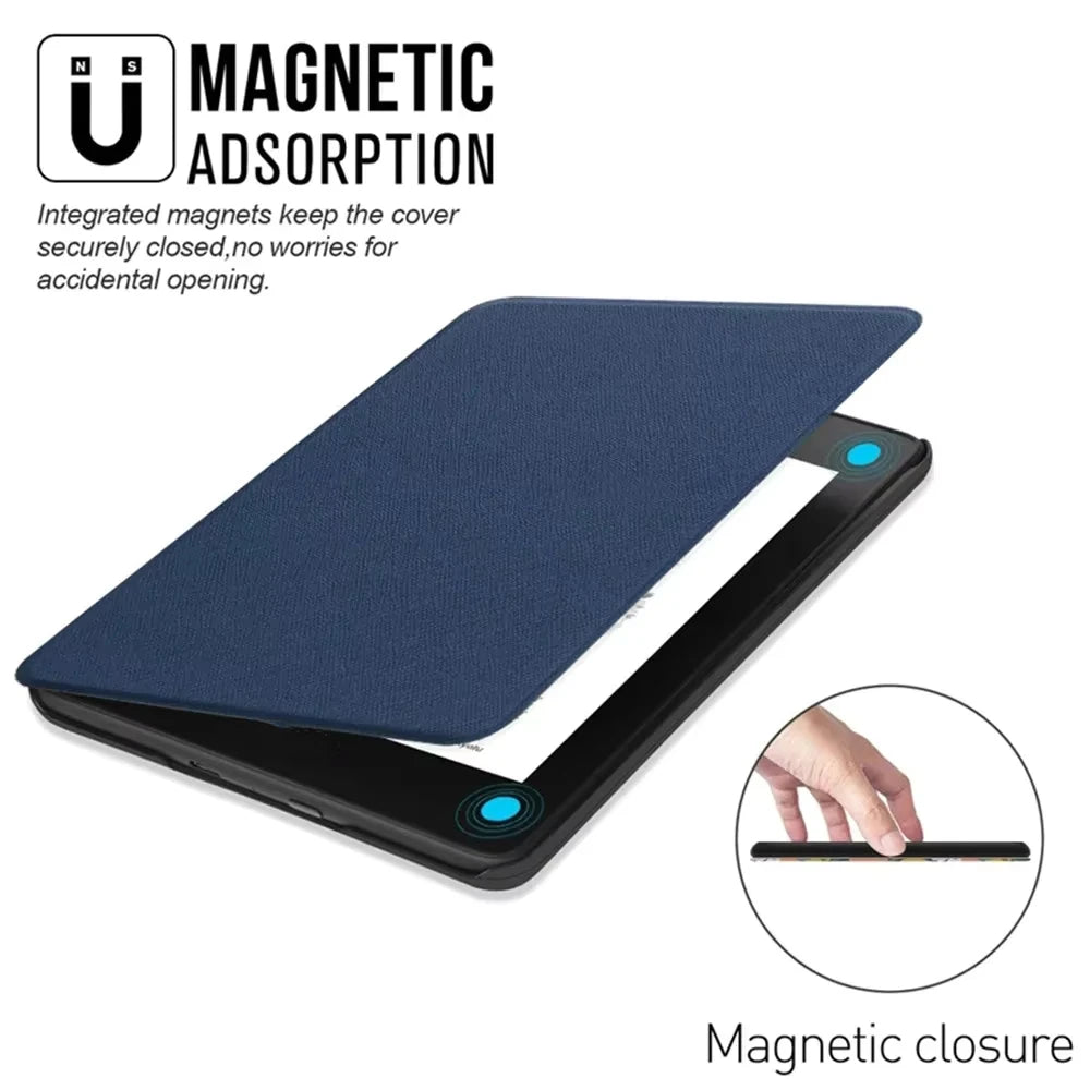 Smart Case for Kindle Paperwhite 6 12Th Generation Case 2024 Magnetic Protective Shell for Kindle Paperwhite 2024 7 Inch